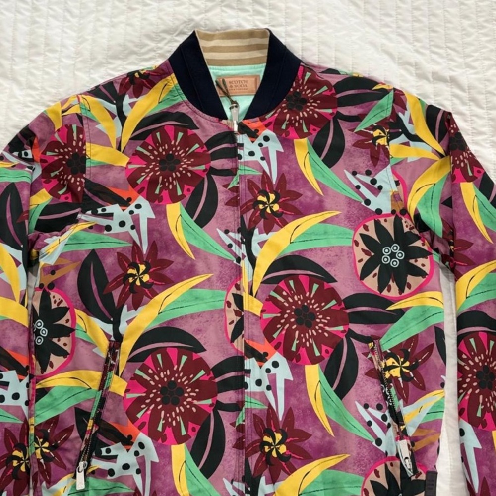 Scotch & Soda Floral Reversible Jacket